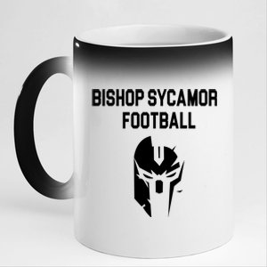 Bishop Sycamore Football Spartan 11oz Black Color Changing Mug