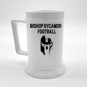 Bishop Sycamore Football Spartan Beer Stein