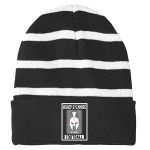 Bishop Sycamore Football 2021 Striped Beanie with Solid Band