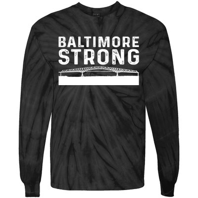 Baltimore Strong Francis Scott Key Tie-Dye Long Sleeve Shirt