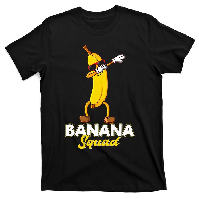 Banana Squad Funny Dabbing Banana Food & Dab Dab T-Shirt