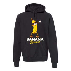 Banana Squad Funny Dabbing Banana Food & Dab Dab Premium Hoodie