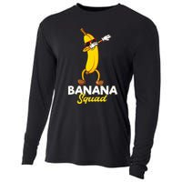 Banana Squad Funny Dabbing Banana Food & Dab Dab Cooling Performance Long Sleeve Crew