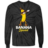 Banana Squad Funny Dabbing Banana Food & Dab Dab Tie-Dye Long Sleeve Shirt