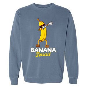 Banana Squad Funny Dabbing Banana Food & Dab Dab Garment-Dyed Sweatshirt