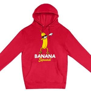 Banana Squad Funny Dabbing Banana Food & Dab Dab Premium Pullover Hoodie