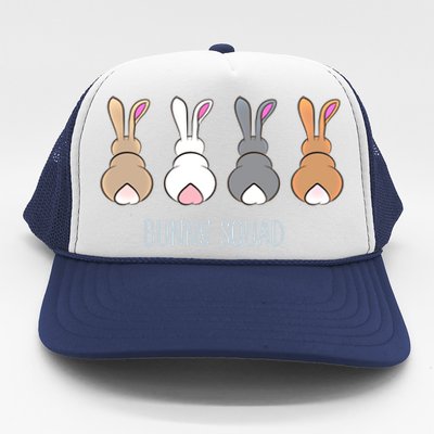 Bunny Squad Funny Ironic Rodent Rabbits Team Cool Gift Trucker Hat