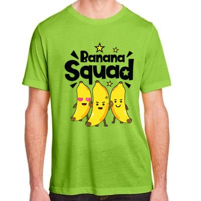 Banana Squad Funny Men Women Boy Vegan Fruit Food Lovers Adult ChromaSoft Performance T-Shirt