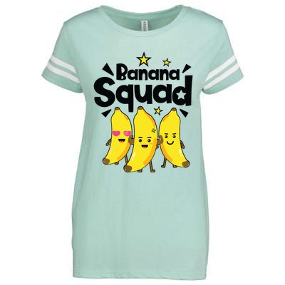 Banana Squad Funny Men Women Boy Vegan Fruit Food Lovers Enza Ladies Jersey Football T-Shirt