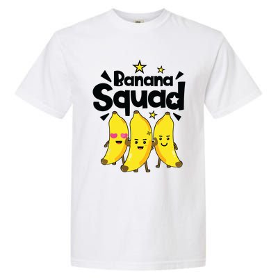 Banana Squad Funny Men Women Boy Vegan Fruit Food Lovers Garment-Dyed Heavyweight T-Shirt