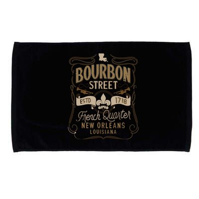 Bourbon Street French Quarter New Orleans Vintage Souvenir Microfiber Hand Towel