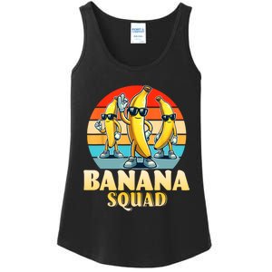 Banana Squad Funny Yellow Banana Lover Fruit Ladies Essential Tank