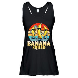 Banana Squad Funny Yellow Banana Lover Fruit Ladies Essential Flowy Tank