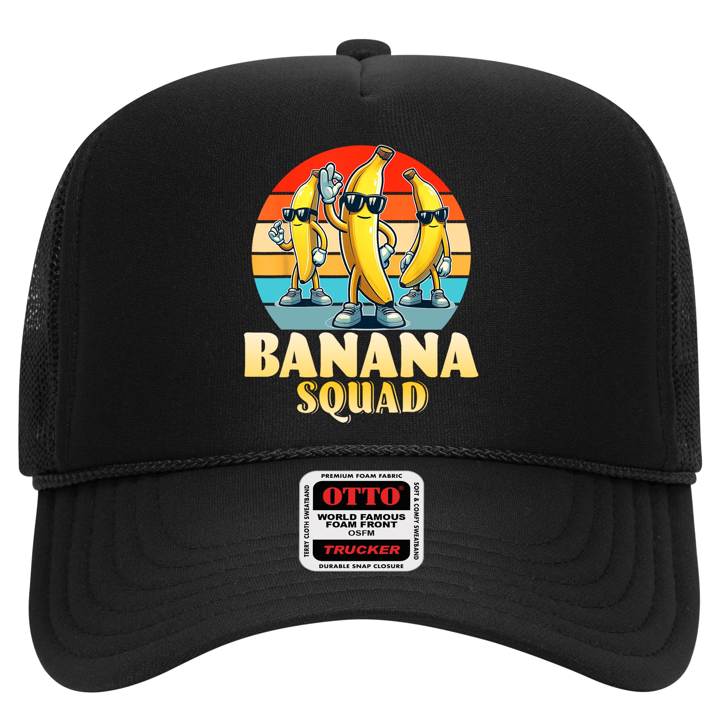 Banana Squad Funny Yellow Banana Lover Fruit Hat