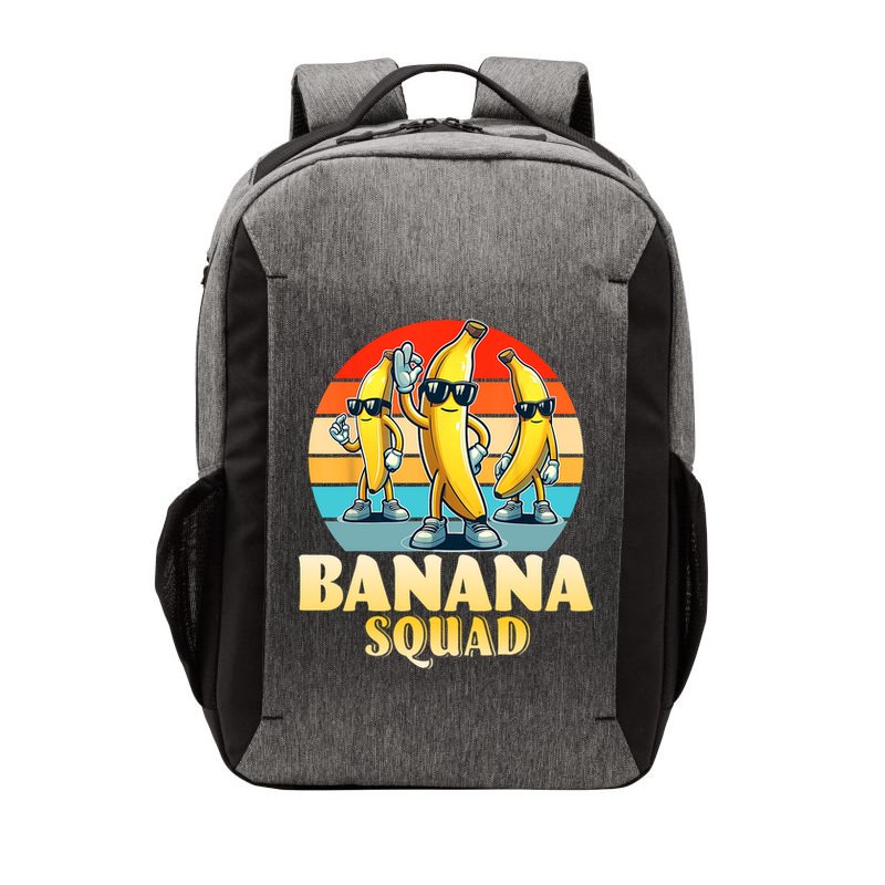 Banana Squad Funny Yellow Banana Lover Fruit Vector Backpack