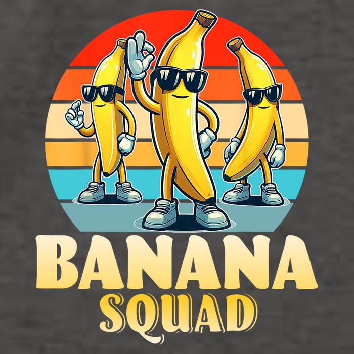 Banana Squad Funny Yellow Banana Lover Fruit Vector Backpack