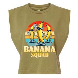 Banana Squad Funny Yellow Banana Lover Fruit Garment-Dyed Women's Muscle Tee