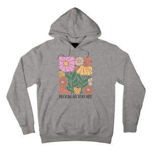 Boho Summer Flower Botanical Nature Lover Floral Wildflower Tall Hoodie