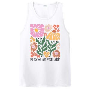 Boho Summer Flower Botanical Nature Lover Floral Wildflower PosiCharge Competitor Tank