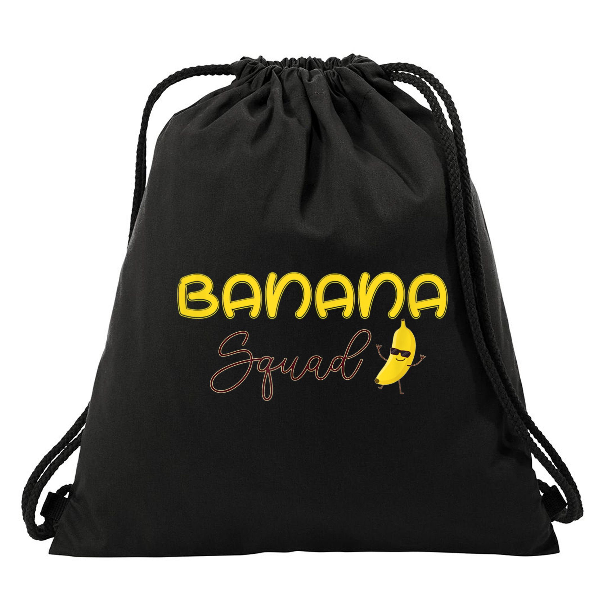 Banana Squad Funny Banana Outfit Fruit Lover Gift Drawstring Bag