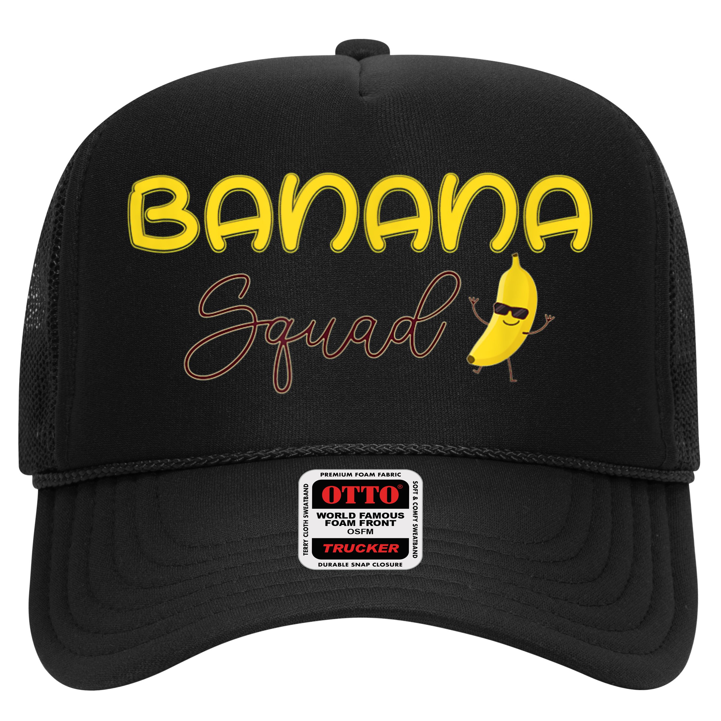 Banana Squad Funny Banana Outfit Fruit Lover Gift Hat