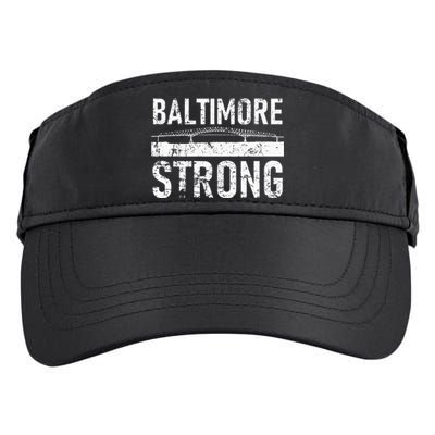 Baltimore Strong Francis Scott Key Bridge Adult Drive Performance Visor