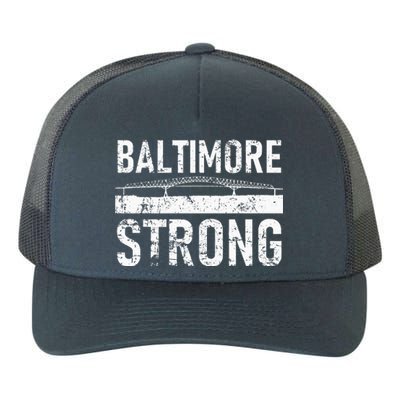 Baltimore Strong Francis Scott Key Bridge Yupoong Adult 5-Panel Trucker Hat