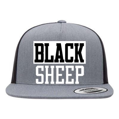 Black Sheep Gift Flat Bill Trucker Hat