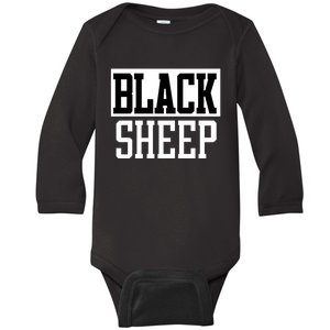 Black Sheep Gift Baby Long Sleeve Bodysuit