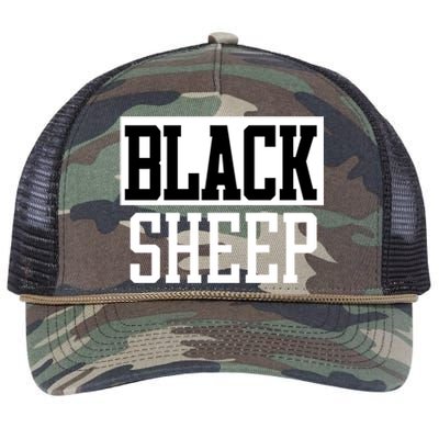 Black Sheep Gift Retro Rope Trucker Hat Cap