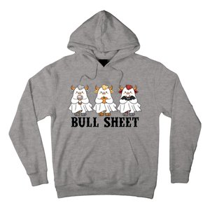 Bull Sheet Ghost Cow Halloween Funny This Is Bull Sheet Hoodie