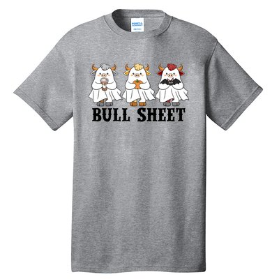 Bull Sheet Ghost Cow Halloween Funny This Is Bull Sheet Tall T-Shirt