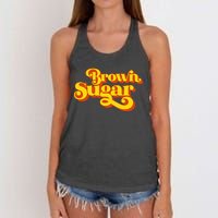 Brown Sugar! Gift For Black Women Women's Knotted Racerback Tank