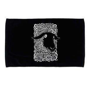 Black Sheepp Goth Antisocial Punk Tee Shirts Microfiber Hand Towel