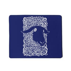 Black Sheepp Goth Antisocial Punk Tee Shirts Mousepad