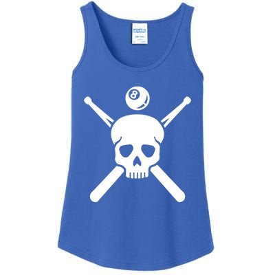 Billiards Skull Gift Ladies Essential Tank