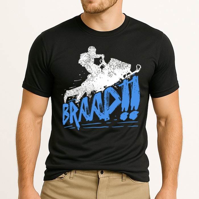 Braap Snowmobiling Gift Cool Snowmobile Driver Gift Performance Shirt