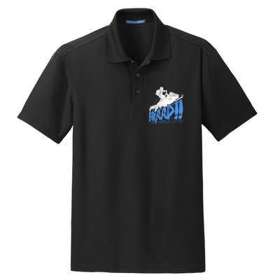 Braap Snowmobiling Gift Cool Snowmobile Driver Gift Dry Zone Grid Polo