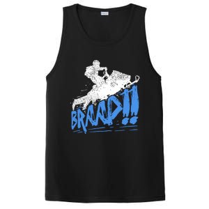 Braap Snowmobiling Gift Cool Snowmobile Driver Gift PosiCharge Competitor Tank