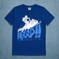 Braap Snowmobiling Gift Cool Snowmobile Driver Gift T-Shirt