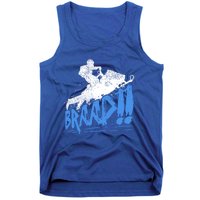 Braap Snowmobiling Gift Cool Snowmobile Driver Gift Tank Top