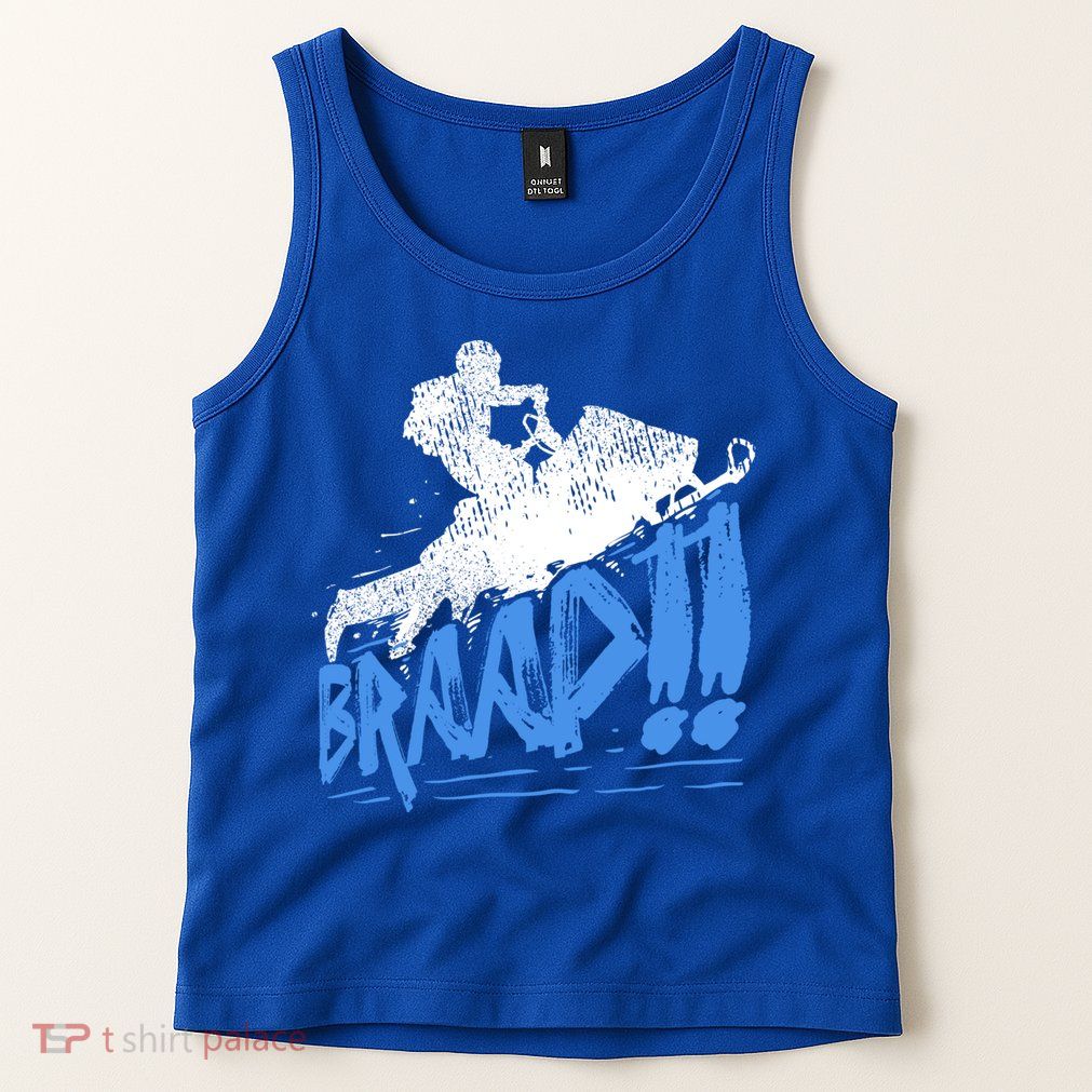 Braap Snowmobiling Gift Cool Snowmobile Driver Gift Tank Top
