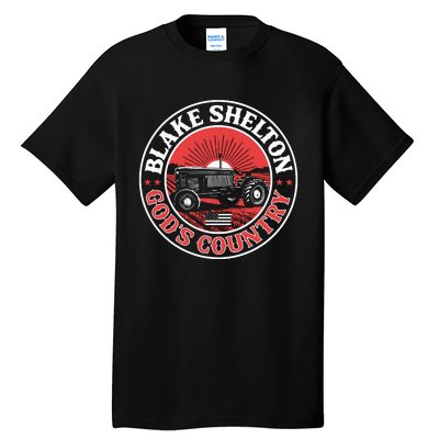 Blake Shelton GodS Country Tractor Tall T-Shirt