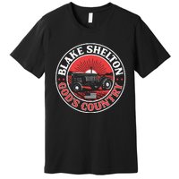 Blake Shelton GodS Country Tractor Premium T-Shirt