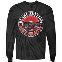 Blake Shelton GodS Country Tractor Tie-Dye Long Sleeve Shirt