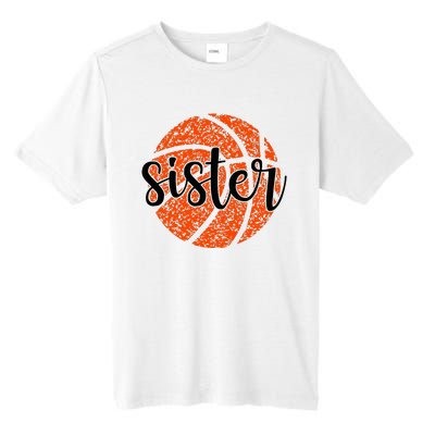 Basketball Sister Girl Distressed Sports Fan Tall Fusion ChromaSoft Performance T-Shirt