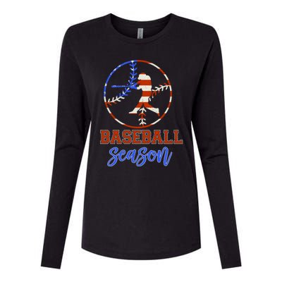 Baseball Season Game Day Vibes Baseball Softball Season Gift Womens Cotton Relaxed Long Sleeve T-Shirt