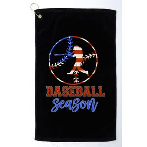 Baseball Season Game Day Vibes Baseball Softball Season Gift Platinum Collection Golf Towel