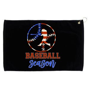 Baseball Season Game Day Vibes Baseball Softball Season Gift Grommeted Golf Towel