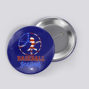 Baseball Season Game Day Vibes Baseball Softball Season Gift Button